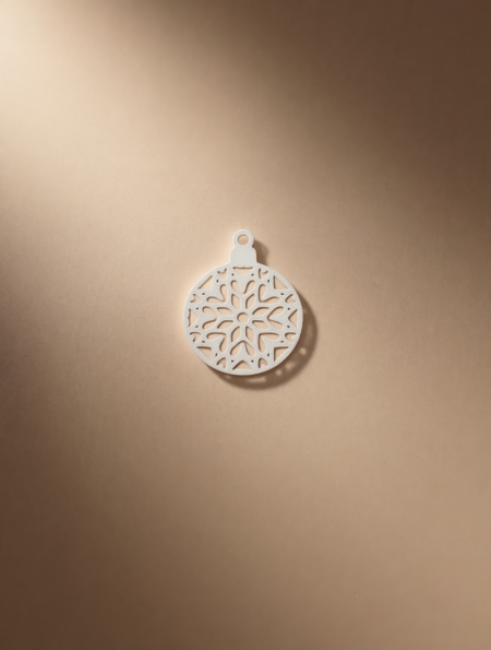 Набор подвесок на ёлку "Снежинка в шаре" — фото 2