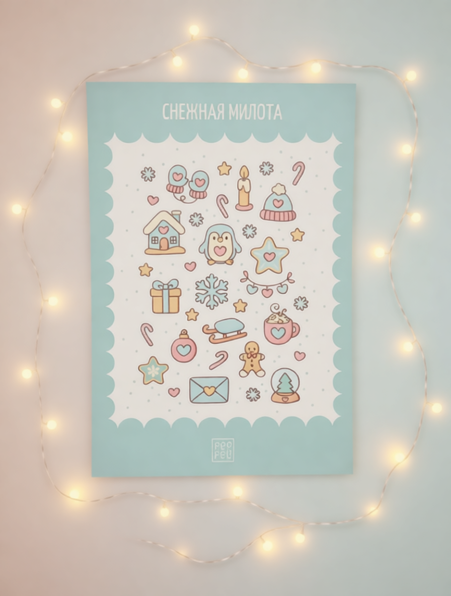 Стикерпак «Снежная милота»
