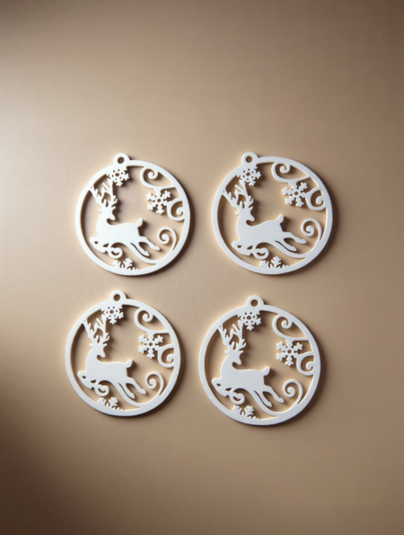 Набор ёлочных подвесок «Сказки Зимнего Леса»: Волшебный олень